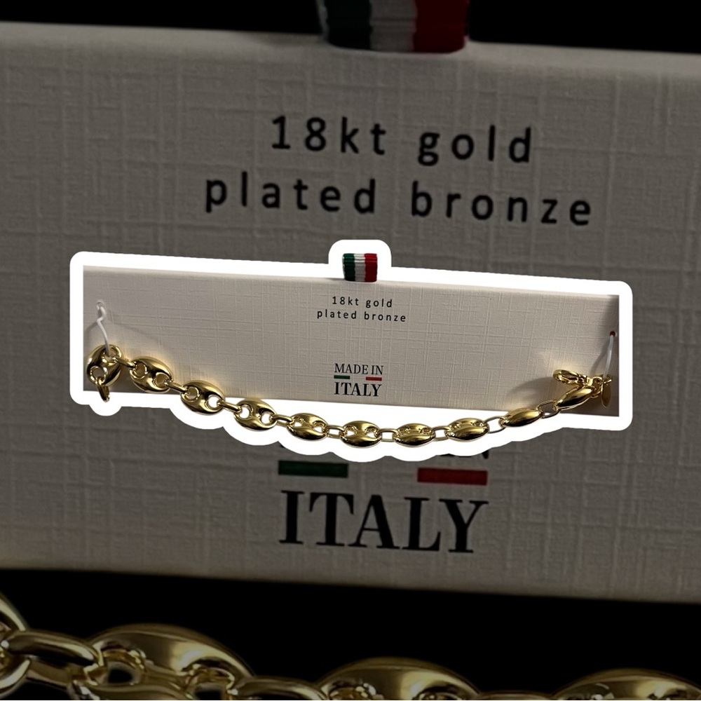 Mia Fiore 18K Gold Plated Bronze Bracelet New in Box - Picture 5 of 16